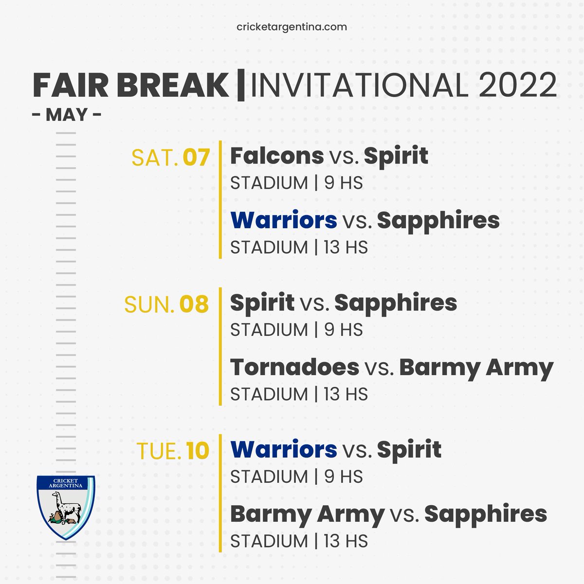 Cricket Argentina tweet media