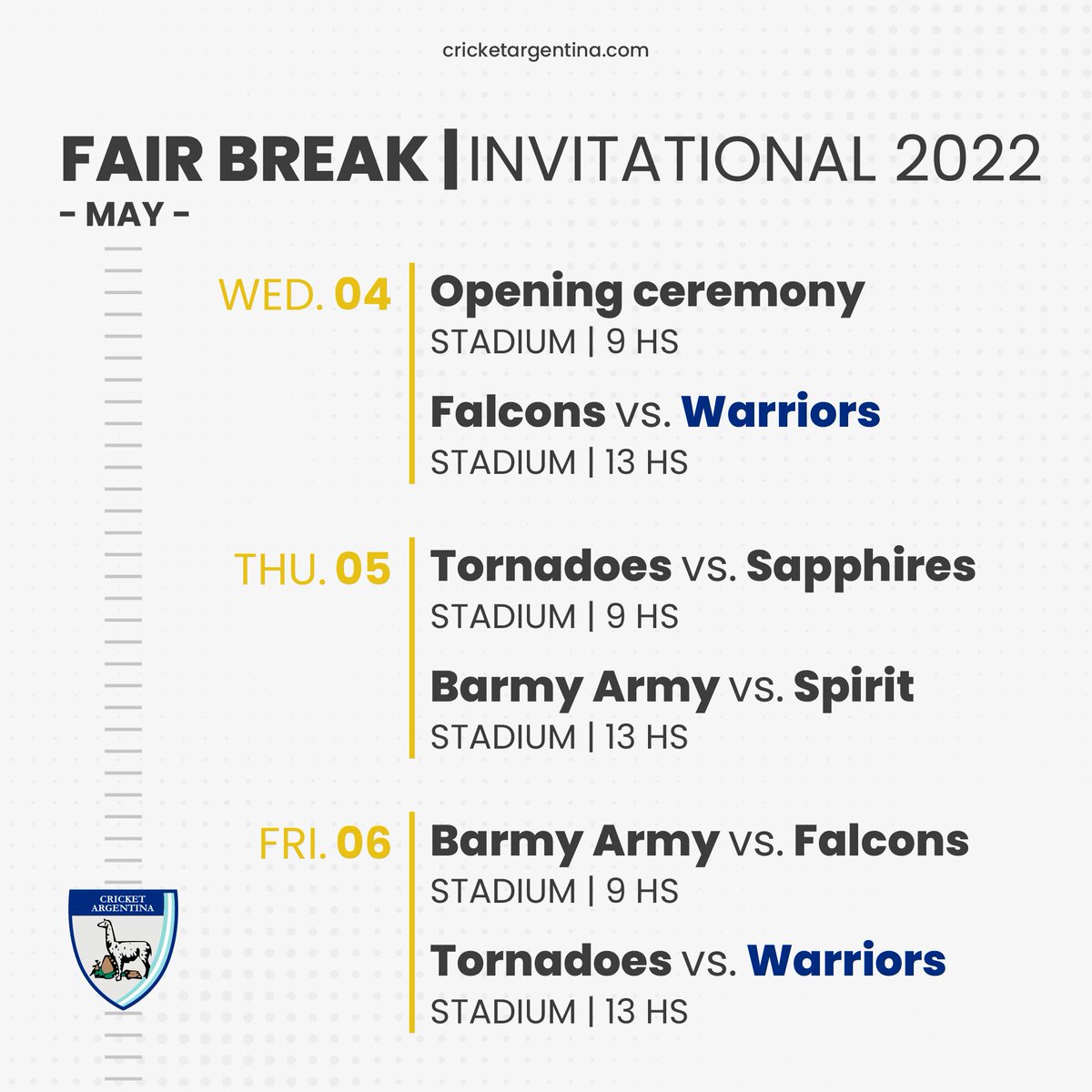 Cricket Argentina tweet media