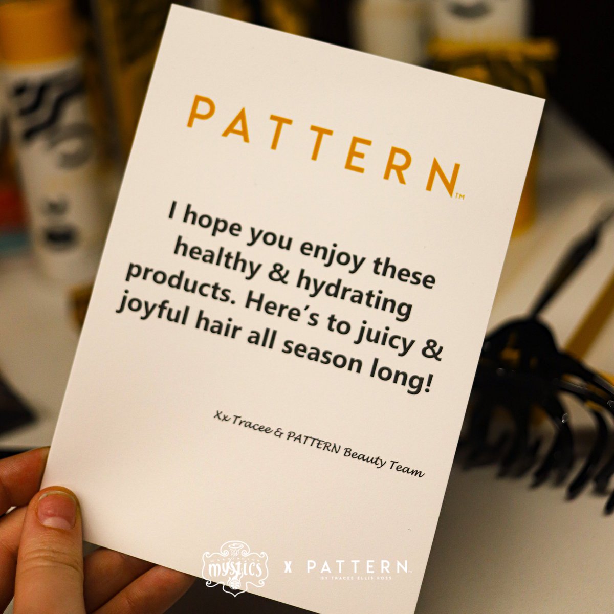 WashMystics's tweet photo. Lookin’ fresh on and off the court with @PatternBeauty 🔥 

#RockYourPattern x #MyPATTERNPlaybook https://t.co/kBMcuS1PgJ