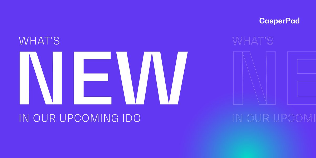 Casper_Pad's tweet photo. We hope you're ready for the first ever #Casper native IDO!👀

What's new in our #IDO system:

-Dual Launch Platform🚀
-Doubled participation🤩

Read the article to get all the information:👇
https://t.co/QcPK4UPyyO

Like, retweet and reply how you'll participate✨💥

#CSPD #CSPR https://t.co/UlcBftAR8V
