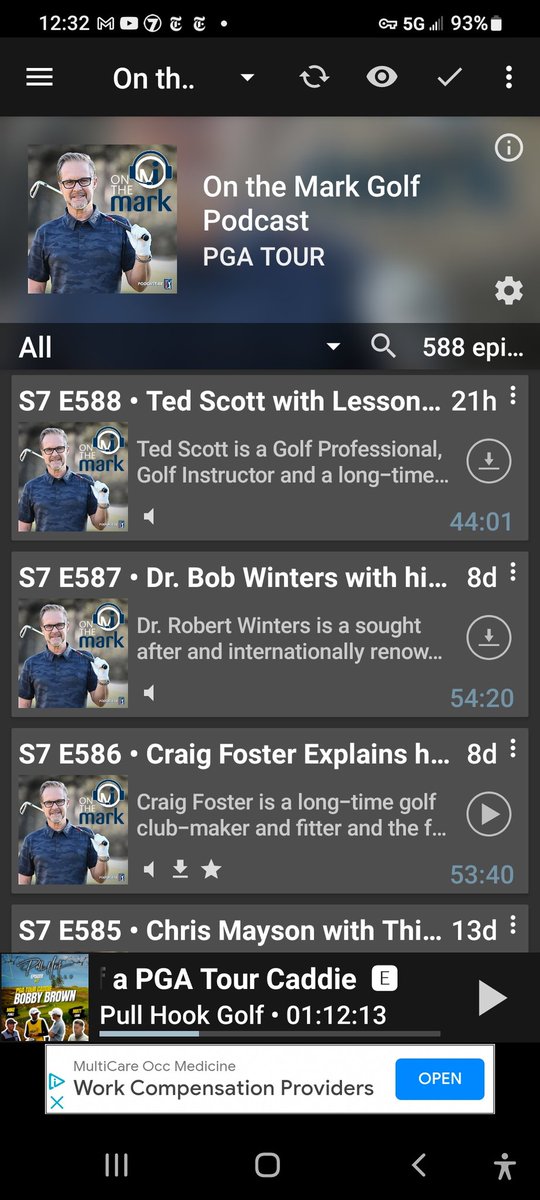 DynAlignGolf's tweet image. In some good company here. Check out my chat about #putting with @mark_immelman at his @OntheMarkRadio podcast here.  tunein.com/podcasts/Sport…
Video coming soon.
#PuttingAlignment #DynAlign 
#PreShotRoutine #EndRangeMotion #StrokeOfTheFuture