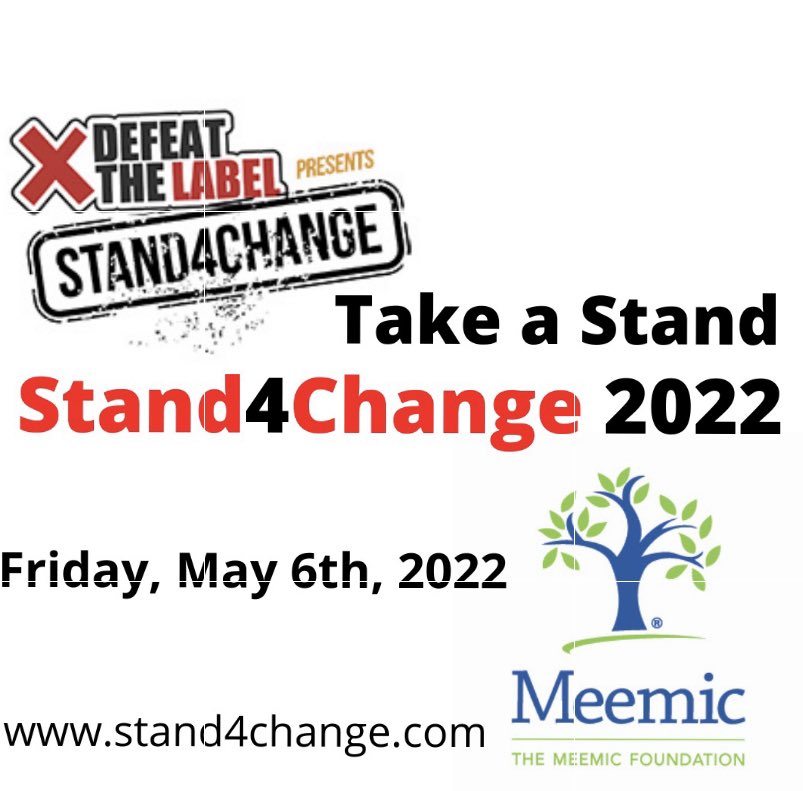 DefeatTheLabel's tweet image. #Stand4Change 2022 is tomorrow! Make sure to download your toolkits and share your #WhyIStand! We love seeing them!