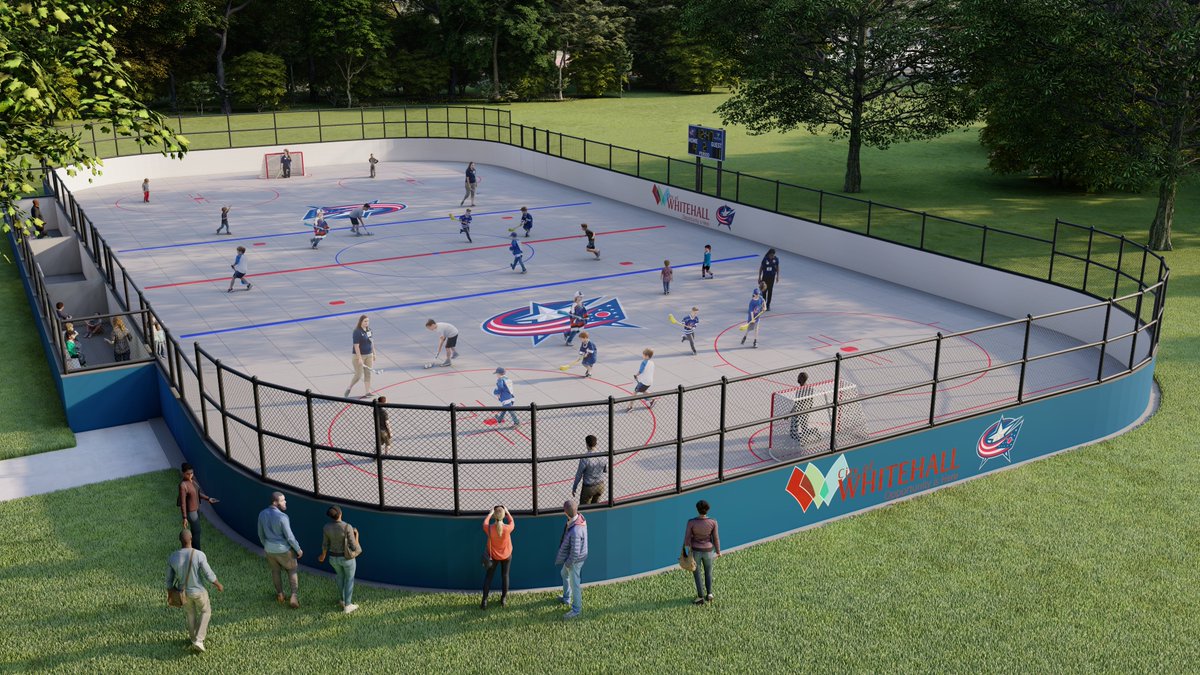 CBJGivesBack's tweet image. Big announcement coming from #TheCannonBall: We're growing the game in the @CityofWhitehall! We've officially announced that the City of Whitehall will be receiving a $250,000 grant to build an outdoor street hockey rink! 

Check out a few of the renderings below ⬇️