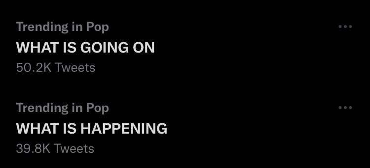 // the fandom right now.