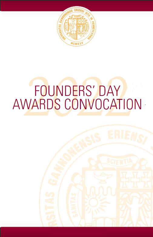 GU_CHESS's tweet photo. Looking forward to today's Foundersâ Day Awards Convocation! đĨ Taking place 3 - 4 pm in the Highmark Events Center, we'll honor excellence in academics, service and leadership among our students. #GUPride https://t.co/6rhmZ70ivg