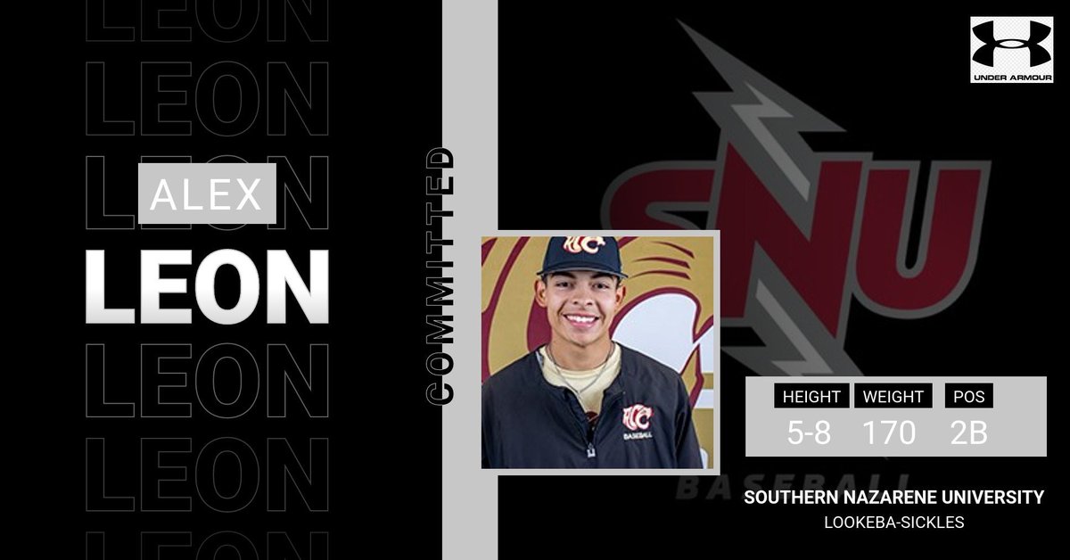 Congratulations to <a href="/AlexOLeon2/">Alex Leon</a> on committing to SNU! Alex has played for Redlands for 3 years and earned his degree last fall! #Cougs #TC&amp;B
