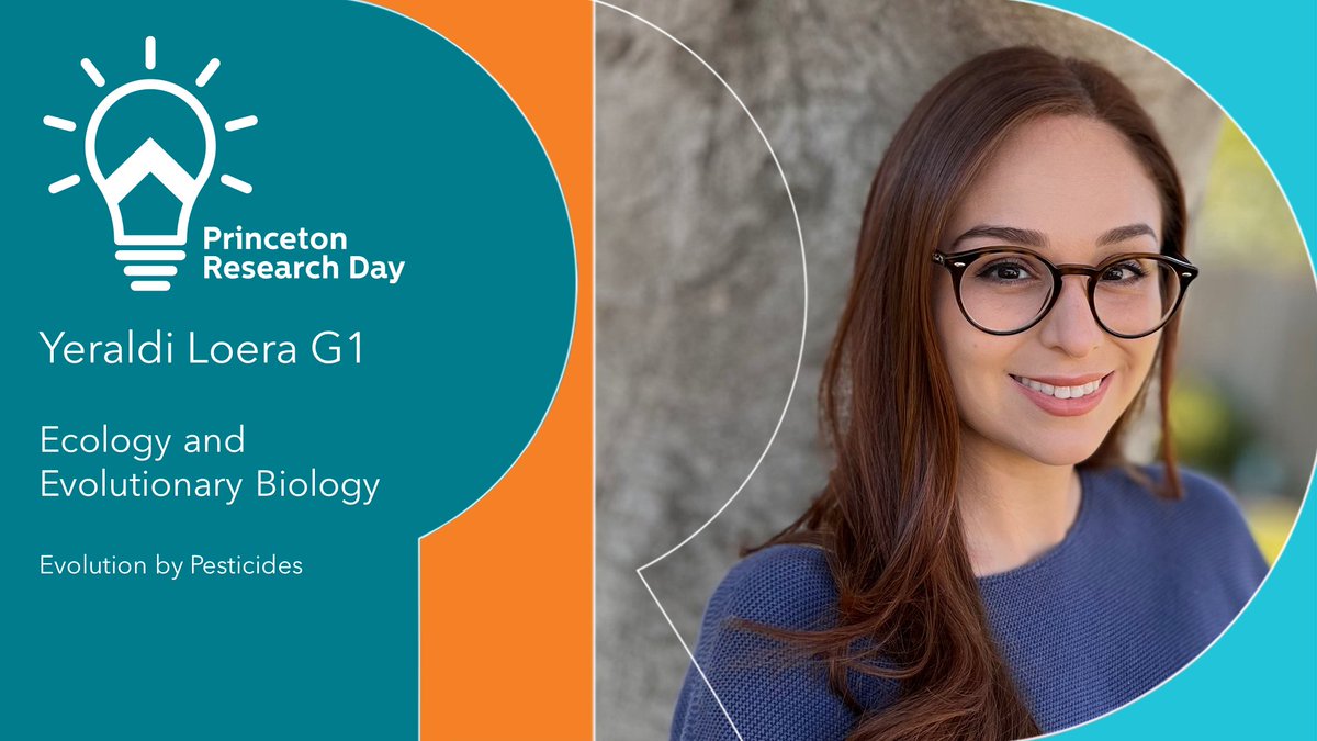 princetonideas's tweet photo. The Orange and Black Presentation Award goes to Yeraldi Loera, grad student in Ecology and Evolutionary Biology
Presentation Title: Evolution by Pesticides
Adviser: Shane Campbell-Staton
#PRD22 @yeraldiloera https://t.co/HMJZPlmEU7  #PRD22 https://t.co/fH0ooKPYMa