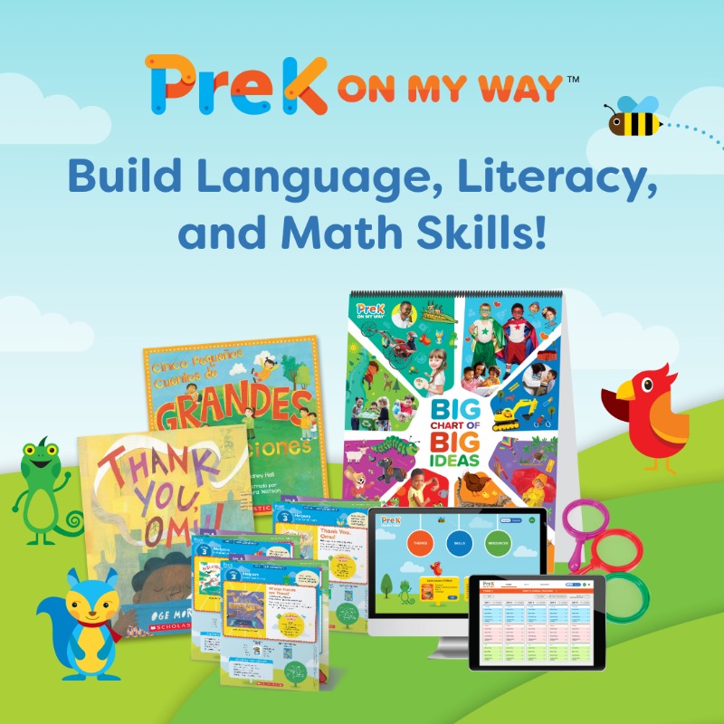 ScholasticEdu's tweet photo. PreK On My Way, a research-based + bilingual program, provides every child with a strong foundation in learning.