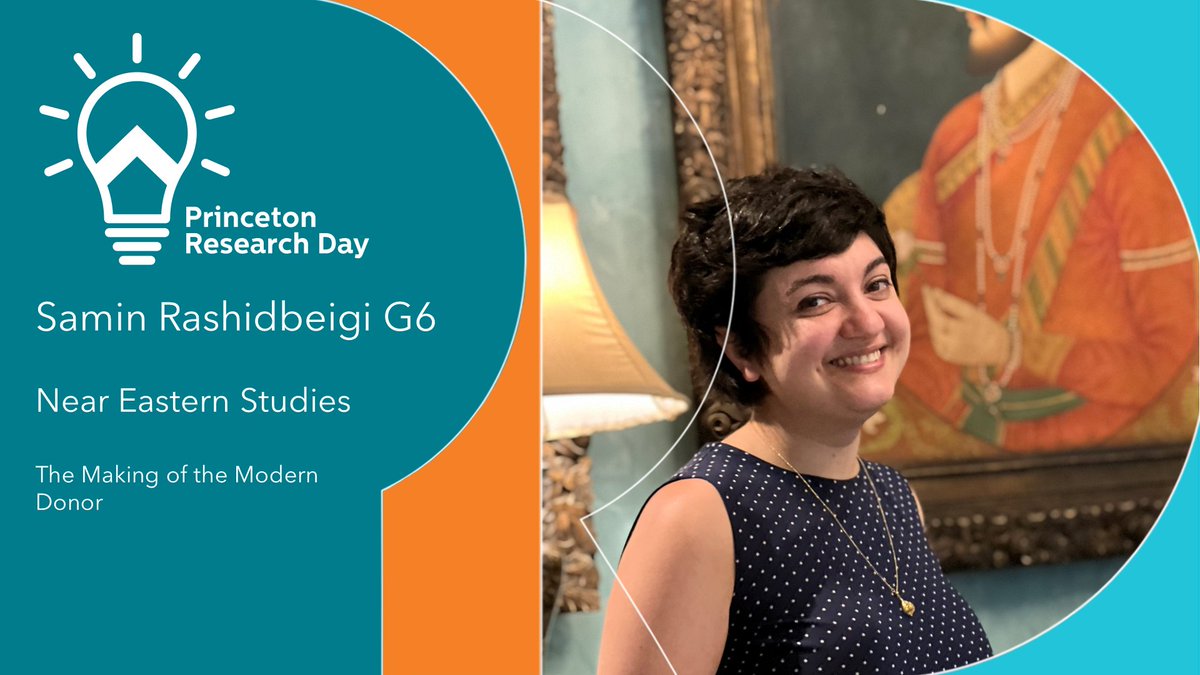 princetonideas's tweet photo. Outstanding Presentation Award: Samin Rashidbeigi, graduate student, on The Making of the Modern Donor. #PRD22 https://t.co/sQSyk5R5bU https://t.co/pFDgMjD2Pz