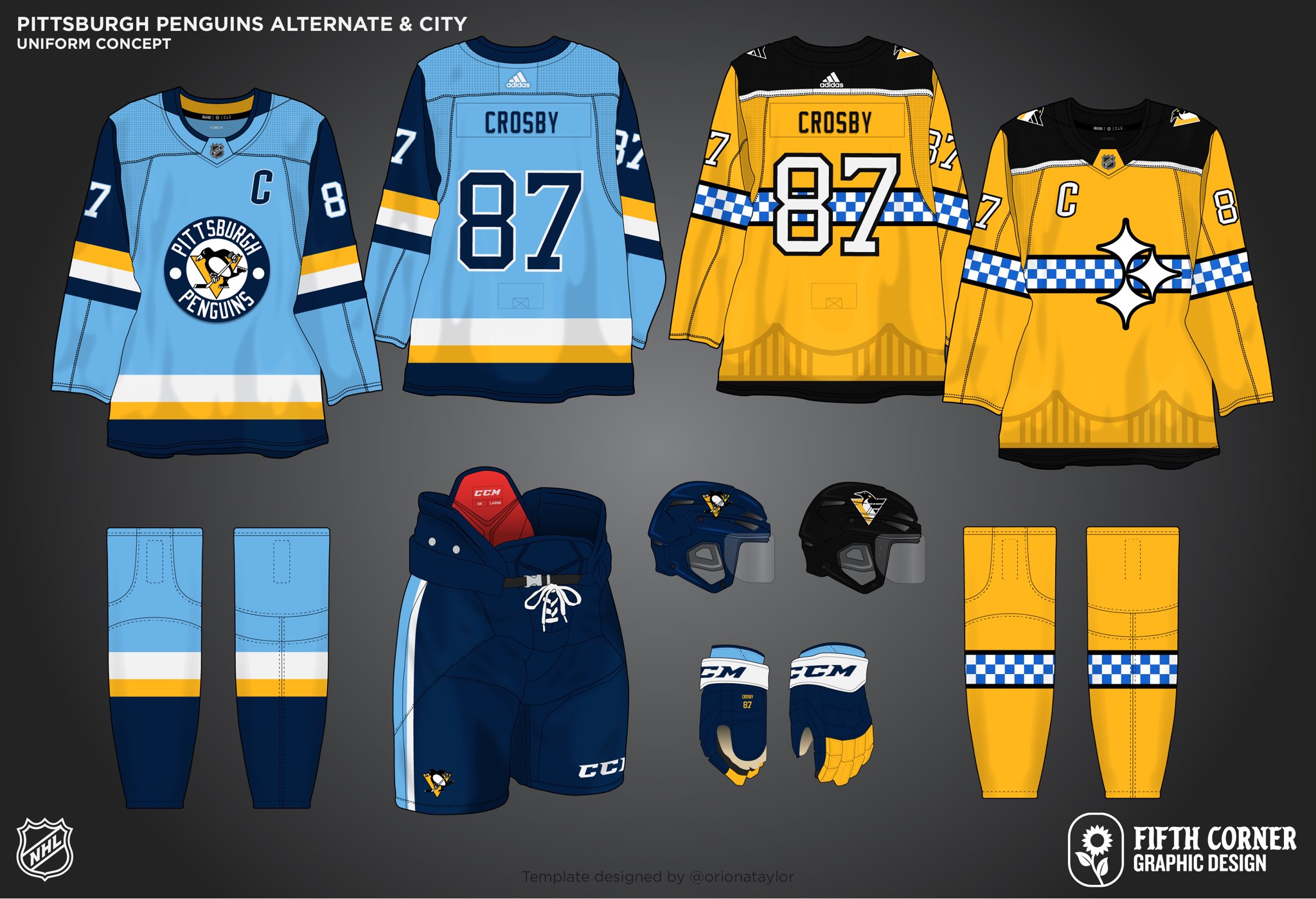 DESIGN A PENGUINS ALTERNATE JERSEY