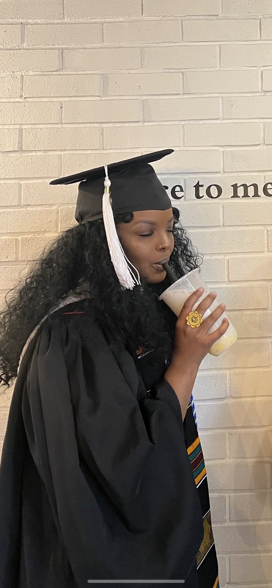 anilasalina's tweet photo. i tried custard in my boba for the first time and am also getting my masters. pls enjoy ♥️ https://t.co/ayX5kOW05i
