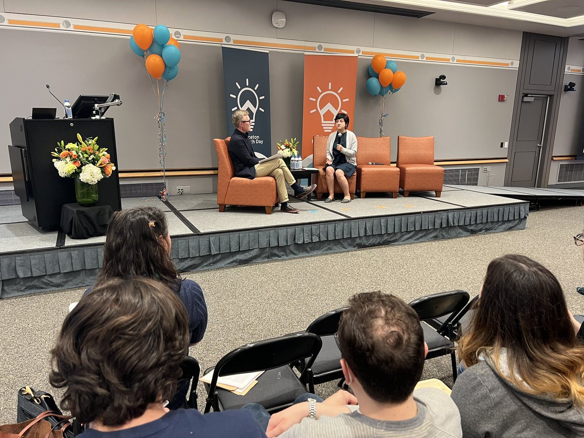 Princeton's tweet photo. Where do you see this research going next?
"Oh, many places!" - Samin Rashidbeigi, @PrincetonGrad student in Near Eastern Studies on her research on altruistic blood donations
#PRD22 https://t.co/CKnNf1PGc6