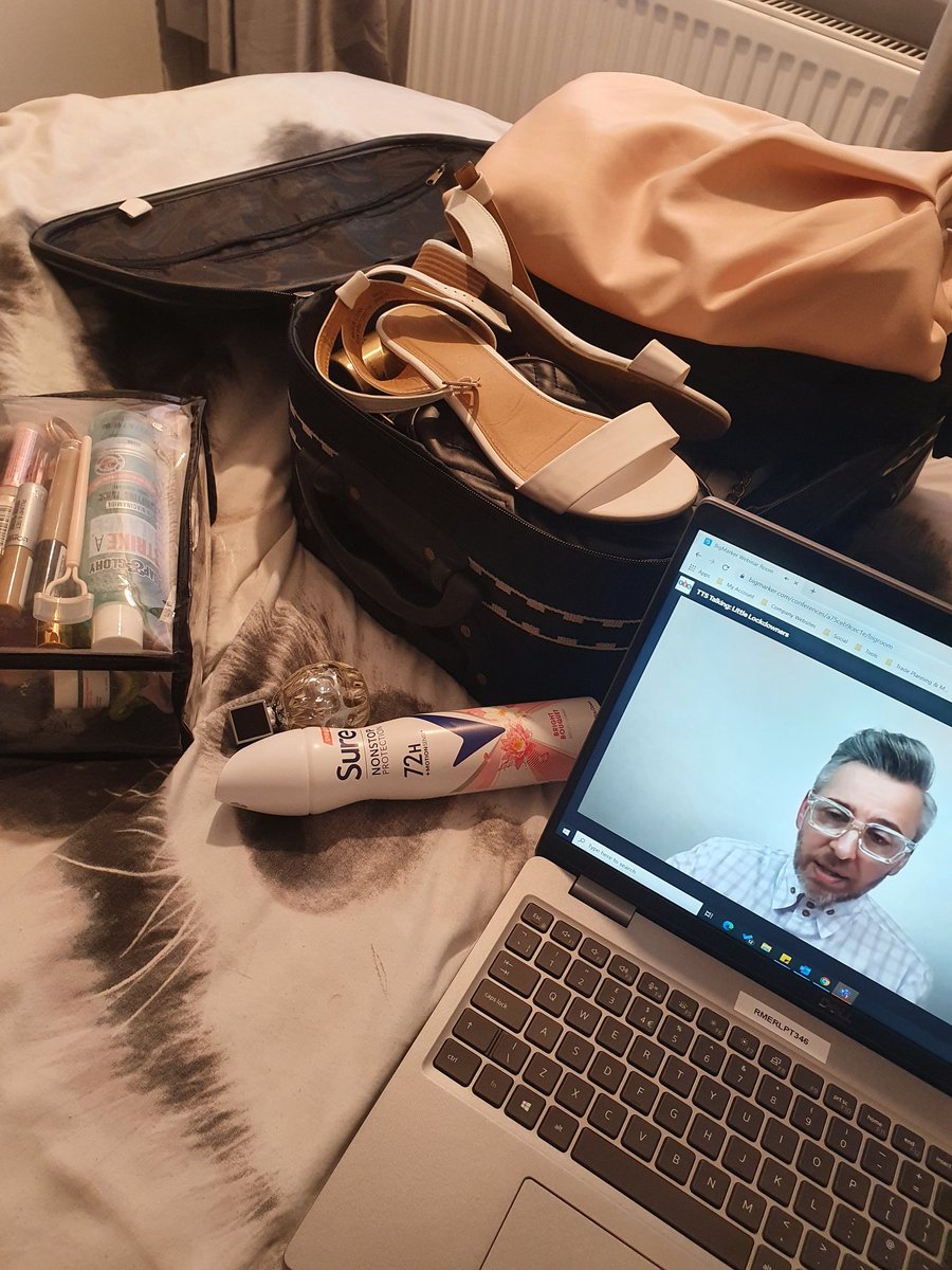 Lara_cate14's tweet photo. Currently packing my bag for the #ERAAwards2022 whilst watching the TTS #LittleLockdowners global webinar and drinking a big glass of wine! 🤪🍷

🌟 Times like this really make me appreciate my job and working for such an exciting company on some really interesting projects! https://t.co/8EM9rbNGCp