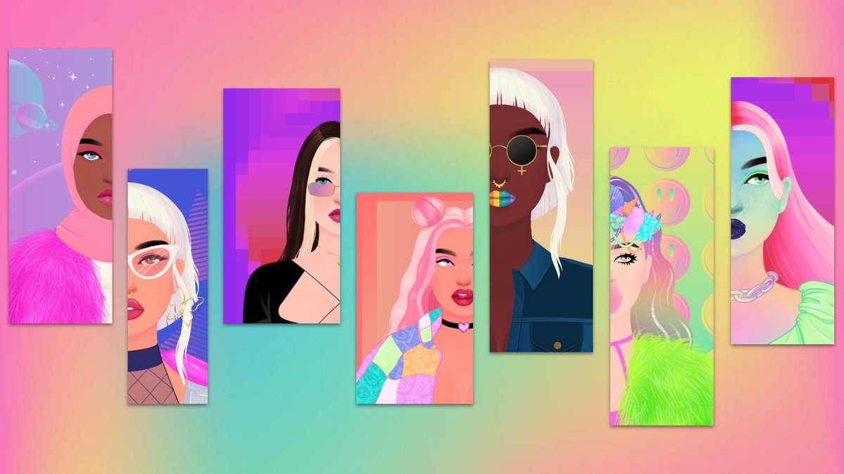 well, we did promise a sneak peek 🤝

your first EVER glimpse of the boohooverse avatar collection - diverse, accessible &amp; women led 💕

oh, btw... wanna win a free NFT? 👀

1️⃣ follow us 
2️⃣ RT &amp; like this post
3️⃣ comment 'looks smol n cute'

see ya in the boohooverse 👋