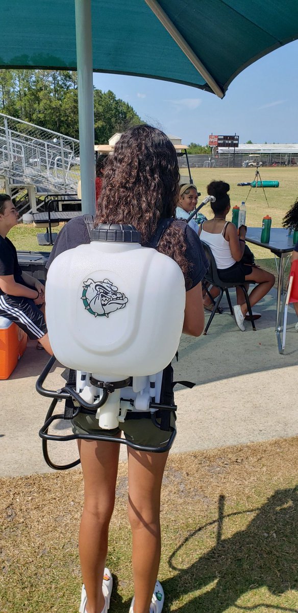 Hot day at FPCHS calls for unique ways to cool our athletes