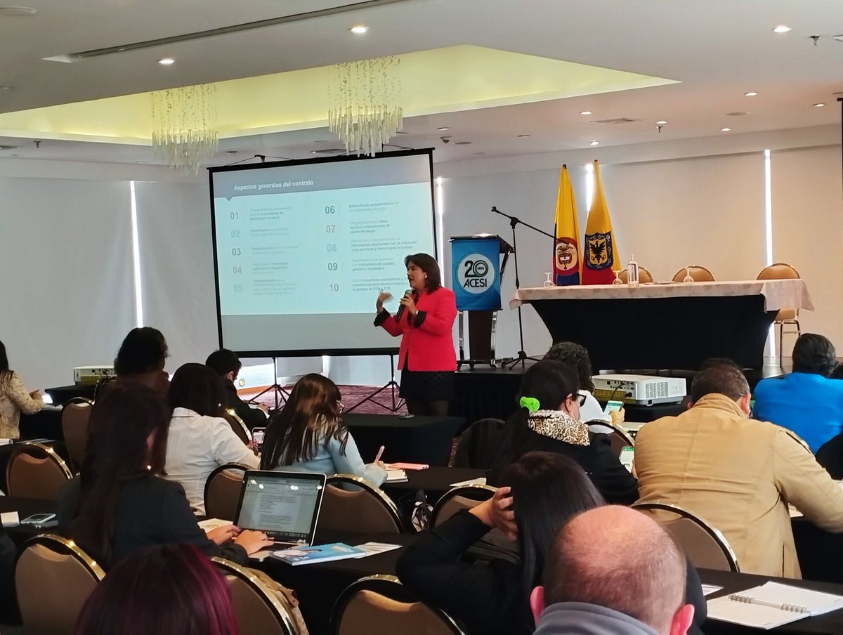 ACESIHOSPITALES's tweet photo. La Dra. MARÍA ANDREA GODOY CASADIEGO. Vice Ministra de @MinSaludCol habla sobre la obligatoriedad de cumplimiento para los proveedores de tecnología en salud
#HospitalesPublicos. https://t.co/kHKU0xpraa