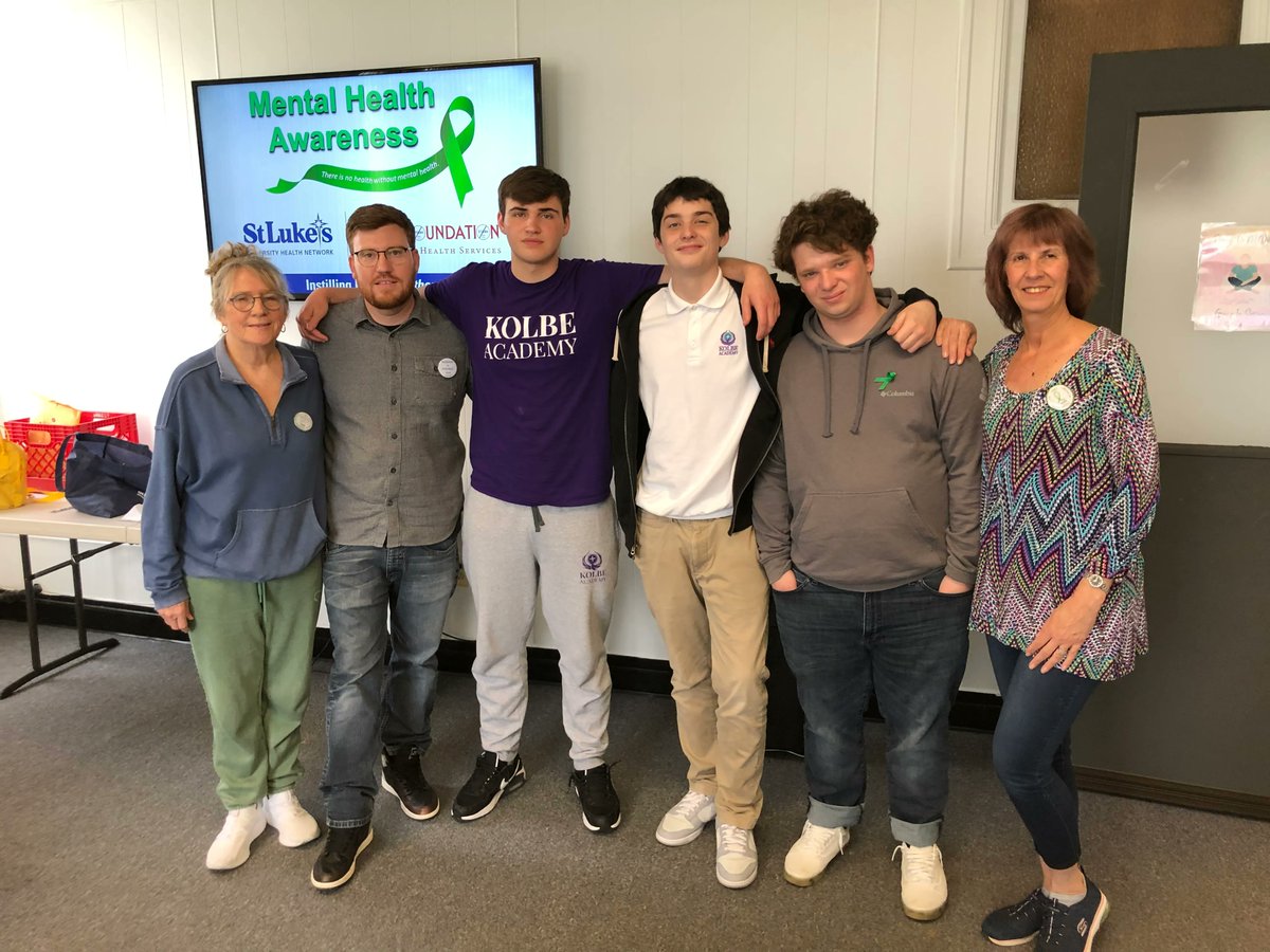 Kolbe_Academy's tweet photo. Great event at Palmer Recovery Center yesterday with our community partners from Penn Foundation and REACH LV Youth Recovery Center. #ittakesavillage #RecoverSucceedTransform https://t.co/BfWpUpff1x