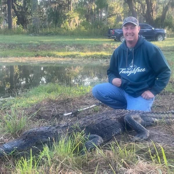 Who's hungry for gator? Pro Staff member, Cody Nickels, brought down this 10-footer and is ready for the BBQ!

bit.ly/Scent_Crusher
.
.
#scentoffgameon #scentcrusher #hunting #gonehunting  #huntingislife #hunttoeat  #scentcontrol #huntinggear #huntinglife #gatorhunting