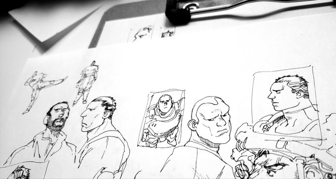 some quick straight to ink warm ups 