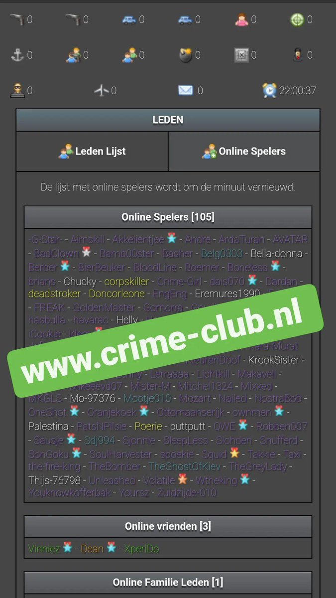 Crime_Club's tweet photo. Kom jij gezellig mee spelen?
https://t.co/bd4HqpHekn

#crimeclub #cclub #mafiaroots #MAFFIAWAY #MafiaWay #maffiabaas #maffia https://t.co/nHv13Lq2r2