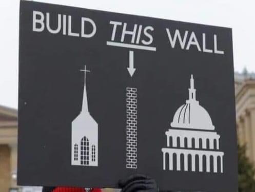 LiberalResist's tweet photo. We are not afraid to start a war with you, we are not going here. #BuildThisWall #NoTheocracy #Democracy #MyBodyMyChoice #VoteBlue https://t.co/i5cJso7IZb