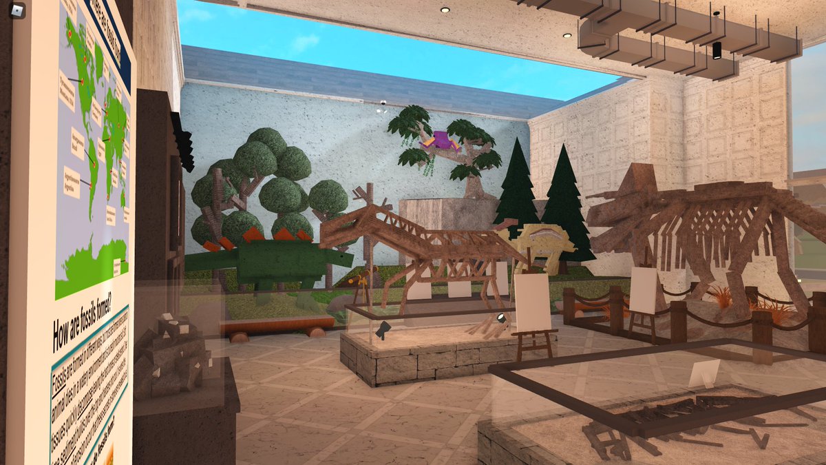 Zealandia Museum ! /Dinosaur museum It has been a year now 😊 So I have to post it here ❤ @genardrblx @Villemobuilds @FroggyHopz_RBLX @RBX_Coeptus #bloxburg #bloxburgbuilds #Roblox