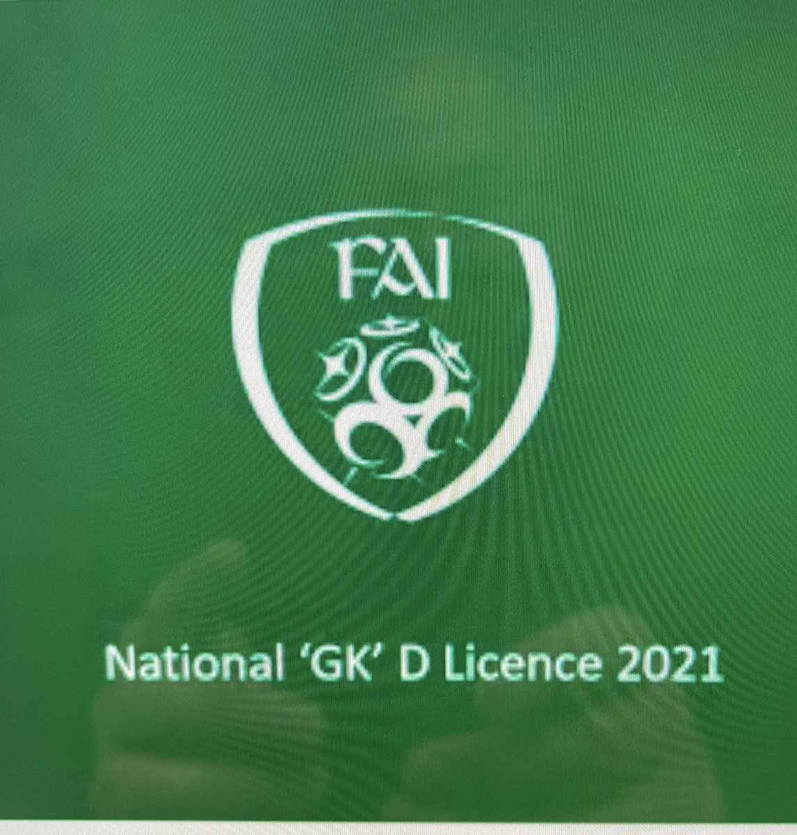 ray_dublin's tweet photo. Nice to complete the @FAICoachEd National Goalkeeper D Licence. Barry McGann a great coach educator. ⚽️#realitybasedlearning #lifelonglearning #playercentredapproach https://t.co/DkpfDPJXdN