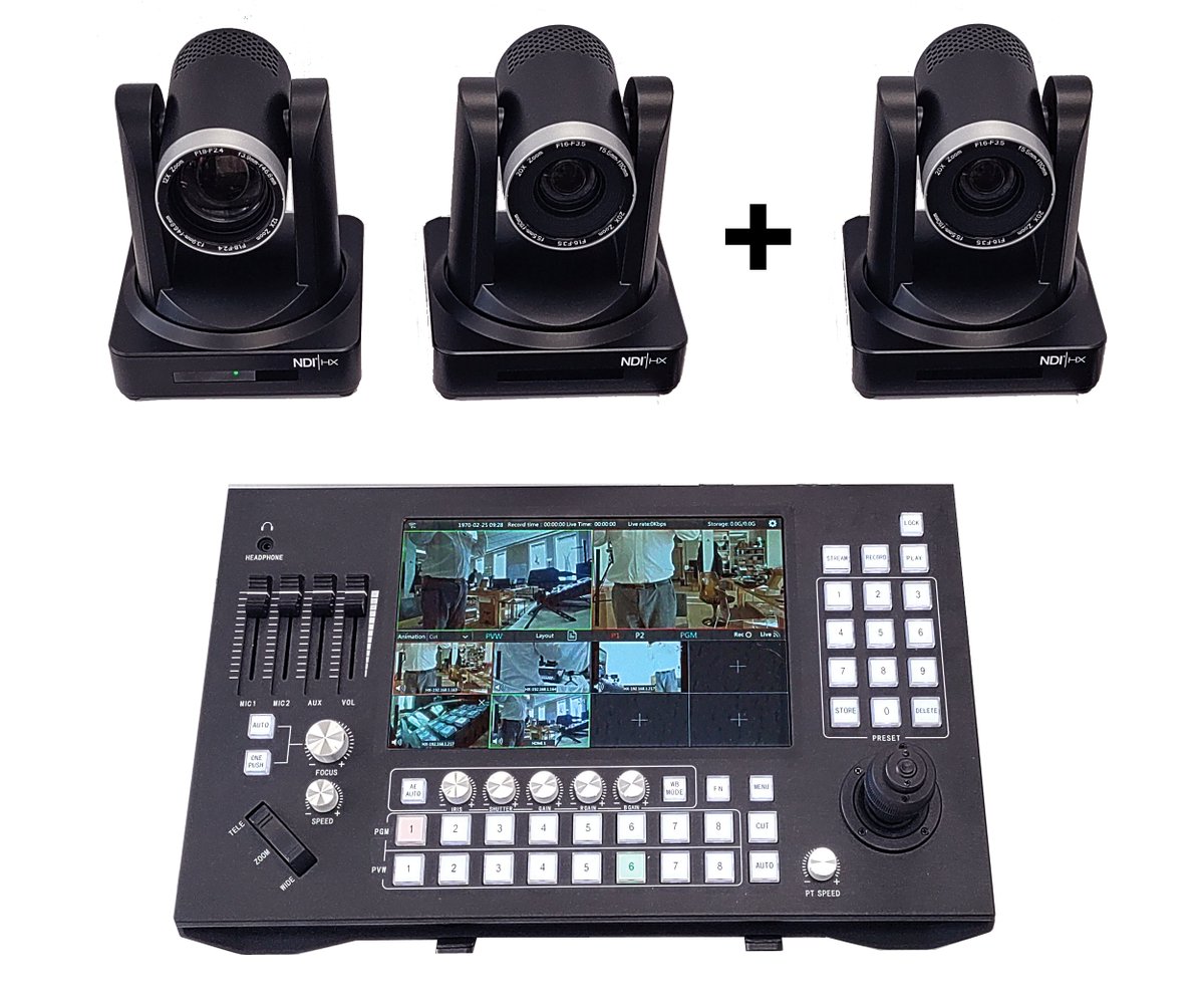 broadcast_us's tweet photo. PTZCam's line of cameras, controllers, encoders, and hardware are the perfect compliment to any #vMix, #OBS, #Tricaster, #Wirecast or #livestream workflow. Speak to your local representative about how you can achieve better results with PTZCam: https://t.co/pRZ0faekzh https://t.co/dBy0dr2GSq