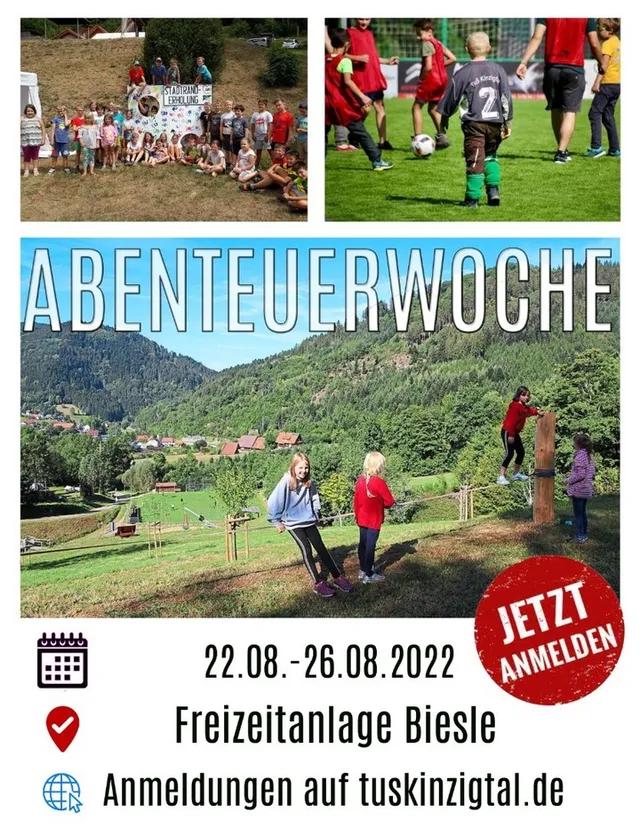 TuSKinzigtal's tweet photo. 🚨 Ab jetzt startet auf https://t.co/f9HubZvHDt die Anmeldephase für den Ferienspaß auf dem Biesle💚🙂
Abwechslung, Action und Spaß sind garantiert👋

📍 Freizeitanlage
🗓 22.08.-26.08.2022
⏰ Jeweils von 8.00-16.30h
🚌 Inklusive Bustransfer
🍽 Inklusive Verpflegung
Kosten 120€ https://t.co/zbBf6GNE88