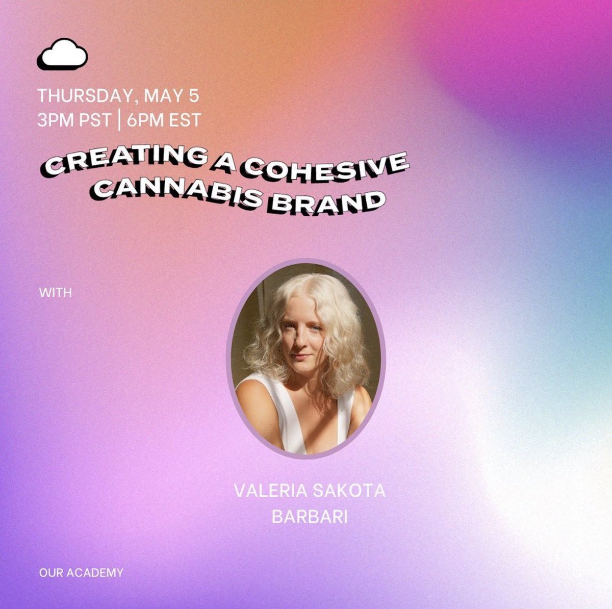 Hosting an open workshop via Our Academy on how to create a cohesive 🌳 brand today at 3 pm pst with <a href="/valarie_______/">Valarie Sakota</a> co-founder of Barbari us06web.zoom.us/meeting/regist… #brandbuilding