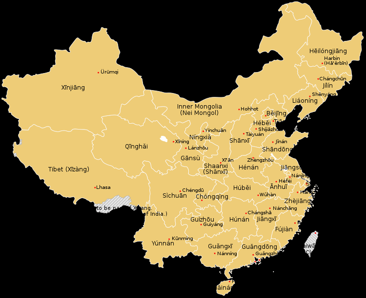 Map of china