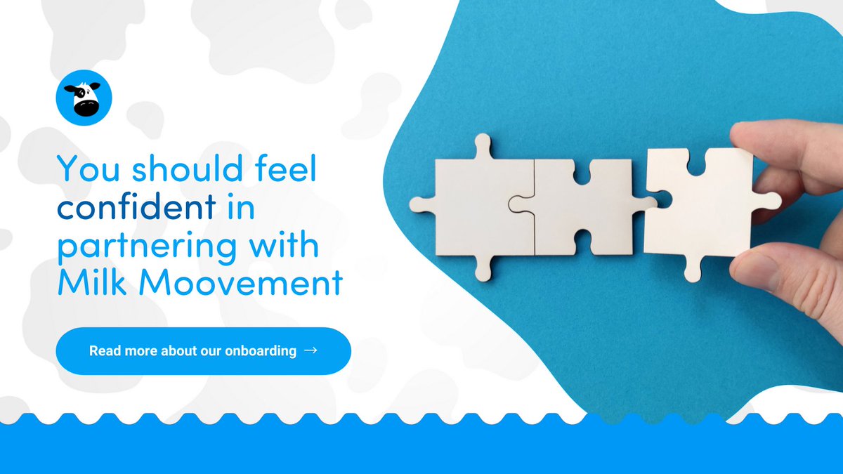 MilkMoovement's tweet photo. At Milk Moovement, we want to make you a true partner. You should feel confident throughout your onboarding process and that our product is tailored to you and your needs. In case you missed it, check out what our onboarding team has to say about the process 📲

#AgTech #Dairy https://t.co/zdxNI3HadW