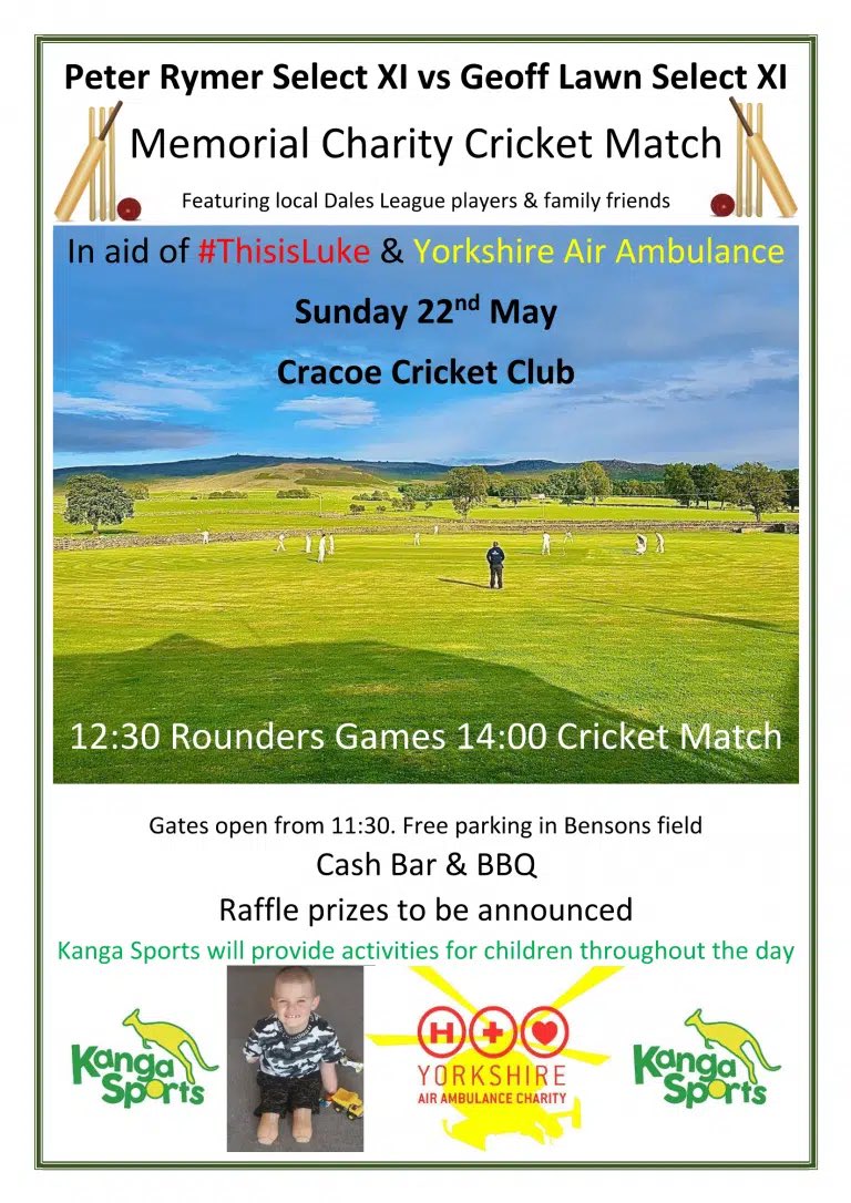 wharfedalerufc's tweet photo. #THISISLUKE CHARITY CRICKET MATCH
Promises to be a great dayβs entertainment, and raising funds for the inspirational young man Luke Mortimer, plus the fabulous Yorkshire Air Ambulance!
Please come along to support what will be a very memorable day π https://t.co/7q1uAtmFnO