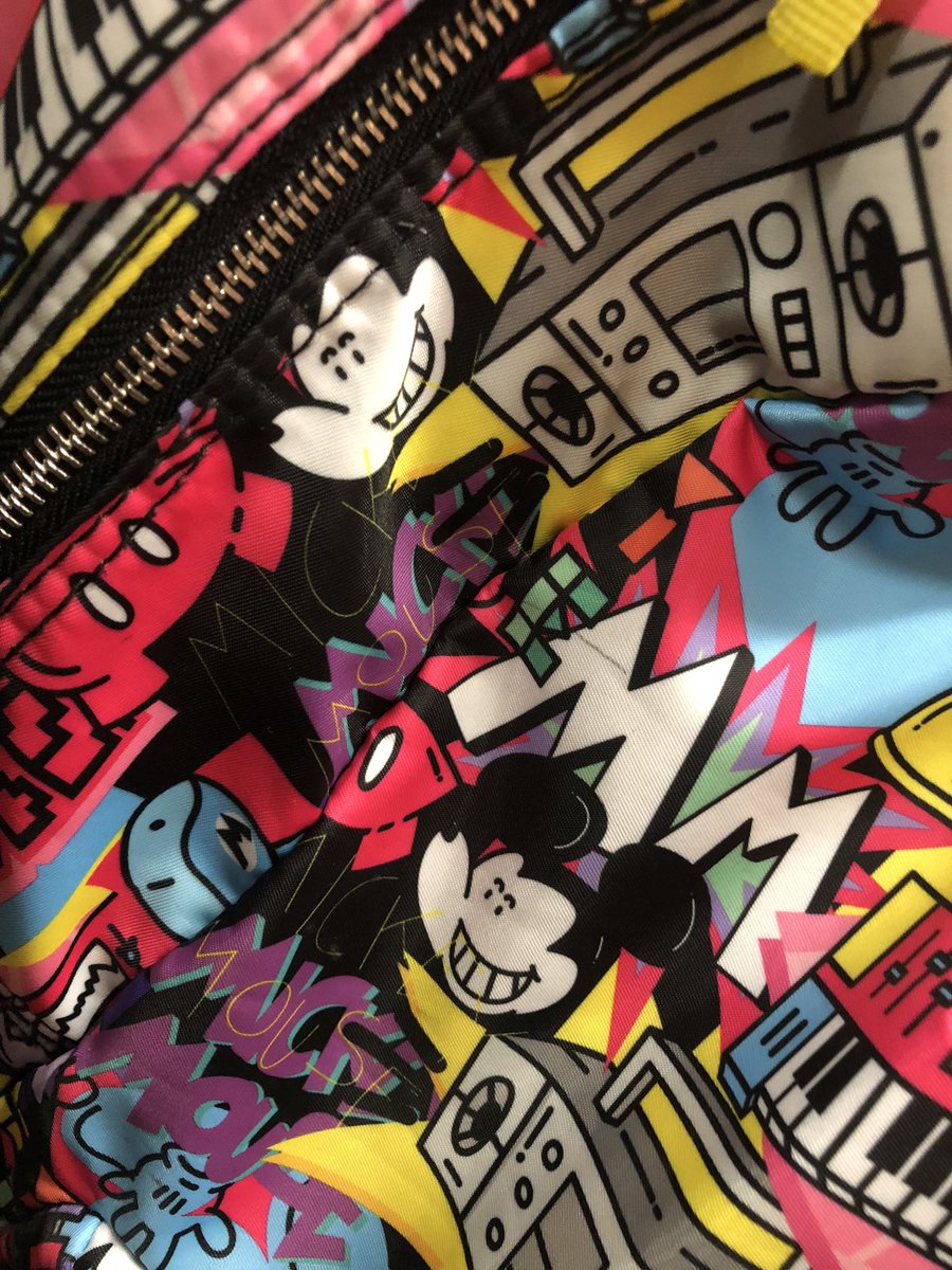 Hidden Mickey on a student’s backpack! 🎒 #SleepingBeautiesOnDuty #jagsney <a href="/MJEjags/">Jenks Elementary</a>