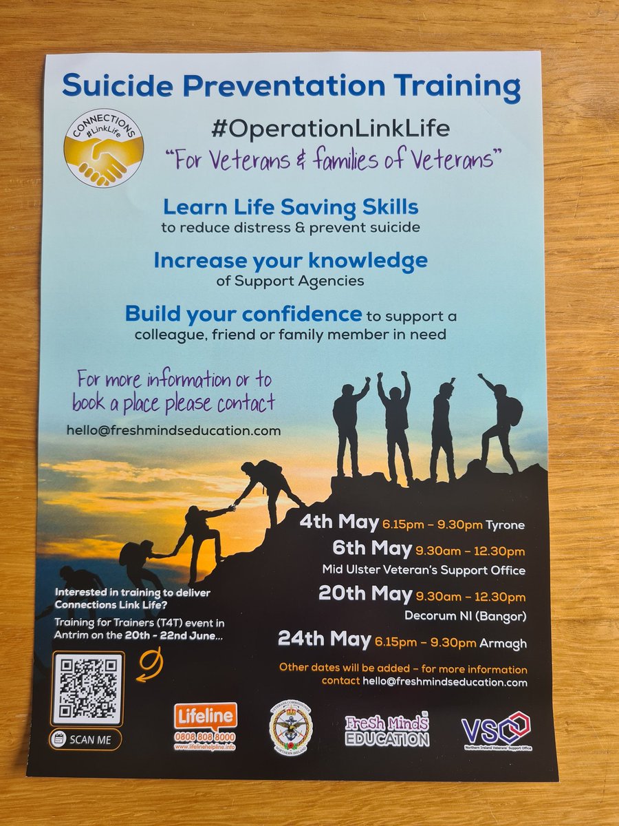 Alybungo's tweet photo. ❤️🌈It was a pleasure last night to deliver the first ever #OperationLinkLife course at @WestMaps...
Together we can improve the mental health and wellbeing of our amazing Veteran community...why not attend a training session near you or get in contact to book for your group 🥰 https://t.co/GSsLJoJL1E