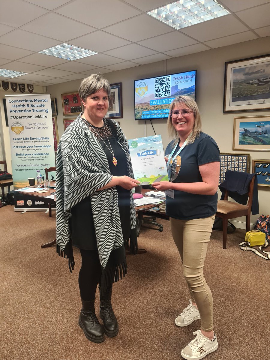 Alybungo's tweet photo. ❤️🌈It was a pleasure last night to deliver the first ever #OperationLinkLife course at @WestMaps...
Together we can improve the mental health and wellbeing of our amazing Veteran community...why not attend a training session near you or get in contact to book for your group 🥰 https://t.co/GSsLJoJL1E