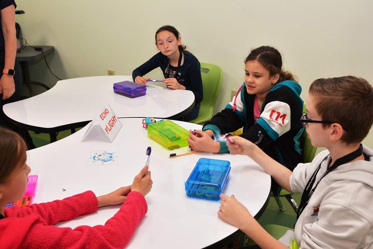 Ft. Dix Elementary School 5th graders were privileged to be the first students to take part in the Joint Base McGuire-Dix-Lakehurst DOD STARBASE! This unique STEM program opened its doors for the first time today, and our students are thrilled to be a part of it!