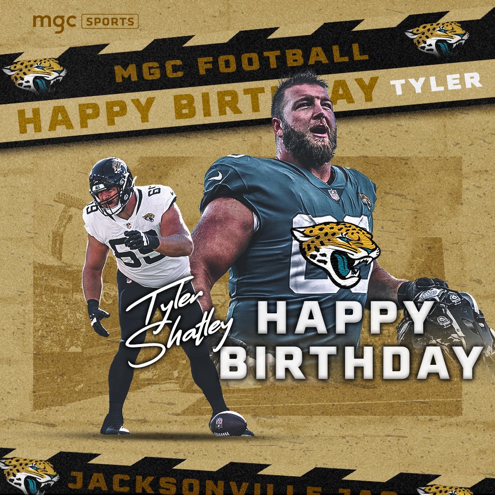 mgcsports's tweet photo. Like and retweet to wish @tyler_shatley a happy birthday! @Jaguars #FullContactMgmt https://t.co/SbZ5vznior