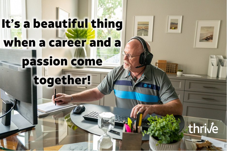 Thrive_CAS's tweet photo. #ThrowbackThrive
 
"It's a beautiful thing when a career and a passion come together!"
 
Our #Thrive Team is happy to connect our participants to roles they're passionate about learning.
 
What's your passion? Share Below!⬇️
 
It's #Time2Thrive!↗️✨
 
#WhatTheTech #WinAs1Fam #GWR https://t.co/sPVqnuUtfE