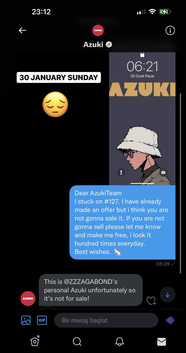 _gceth's tweet photo. @ZAGABOND I sold my two AZUKIs for him ❤️ https://t.co/fK9jBVlTeu