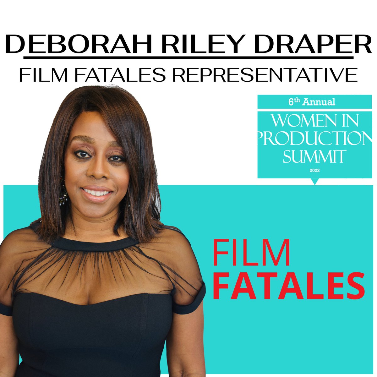 wipsummitatl's tweet photo. INTRODUCING:

Deborah Riley Draper 
Film Fatales Representative https://t.co/Pm4xXdIawl