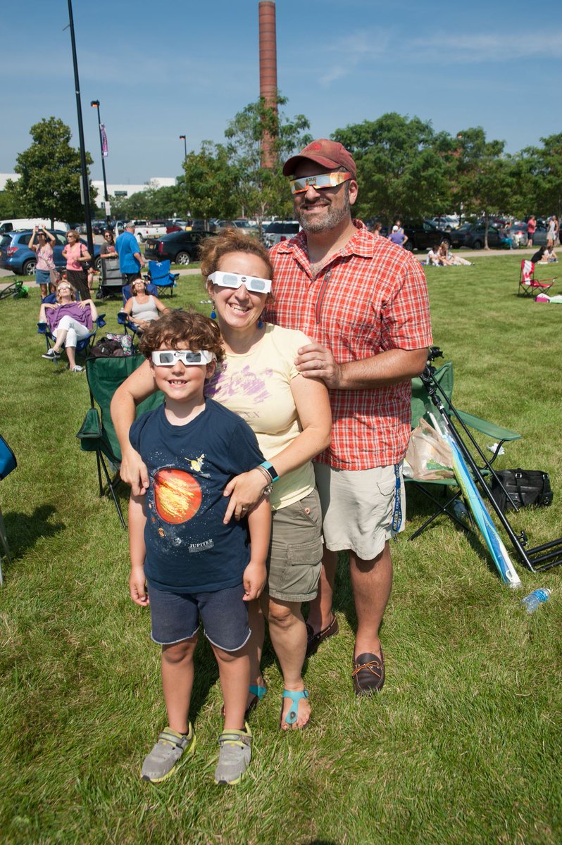 kconwayturner's tweet photo. In 2017, @BuffaloState and @WFPlanetarium hosted a community viewing party for the partial solar eclipse! It was an educational and exciting event! Looking forward to what is in store for the 2024 eclipse where Buffalo, NY, will be in the path of totality. #BuffState150 https://t.co/07youR8BlO