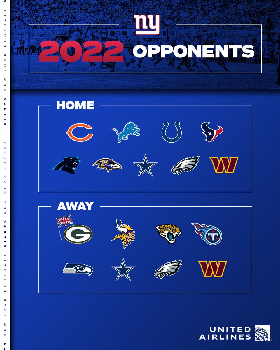 Giants's tweet photo. This time next week the schedule drops 🥳 https://t.co/DVteEccQcZ