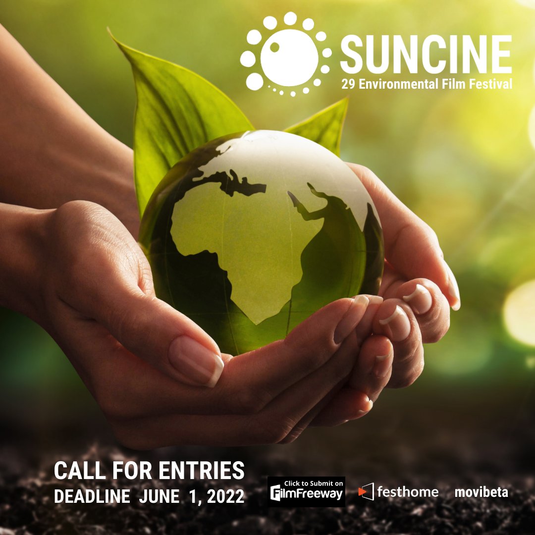 suncinefest's tweet photo. ⚠️ #SUNCINE 29 Environmental Film Festival⚠️
Call For Entries is open to feature and short films with a completed production date after January 1, 2021. Regulations &amp; Entry Form 👇
🌐 https://t.co/BGL9wPB0SC https://t.co/q8EdTEAjfJ