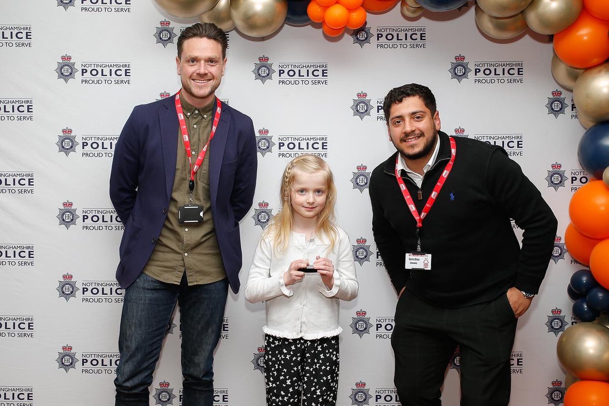 NFFCFoundation's tweet photo. 🥳Congratulations to Grace who has won the  Young Inspiration of the Year Award at the Live Your Best Life Awards organised by @nottspolice.

Grace, 9, raised £4,000 for the NHS Heroes’ charity during lockdown by running 5k every week for over a year. 👏🏃‍♀️ https://t.co/suCVniAH4K