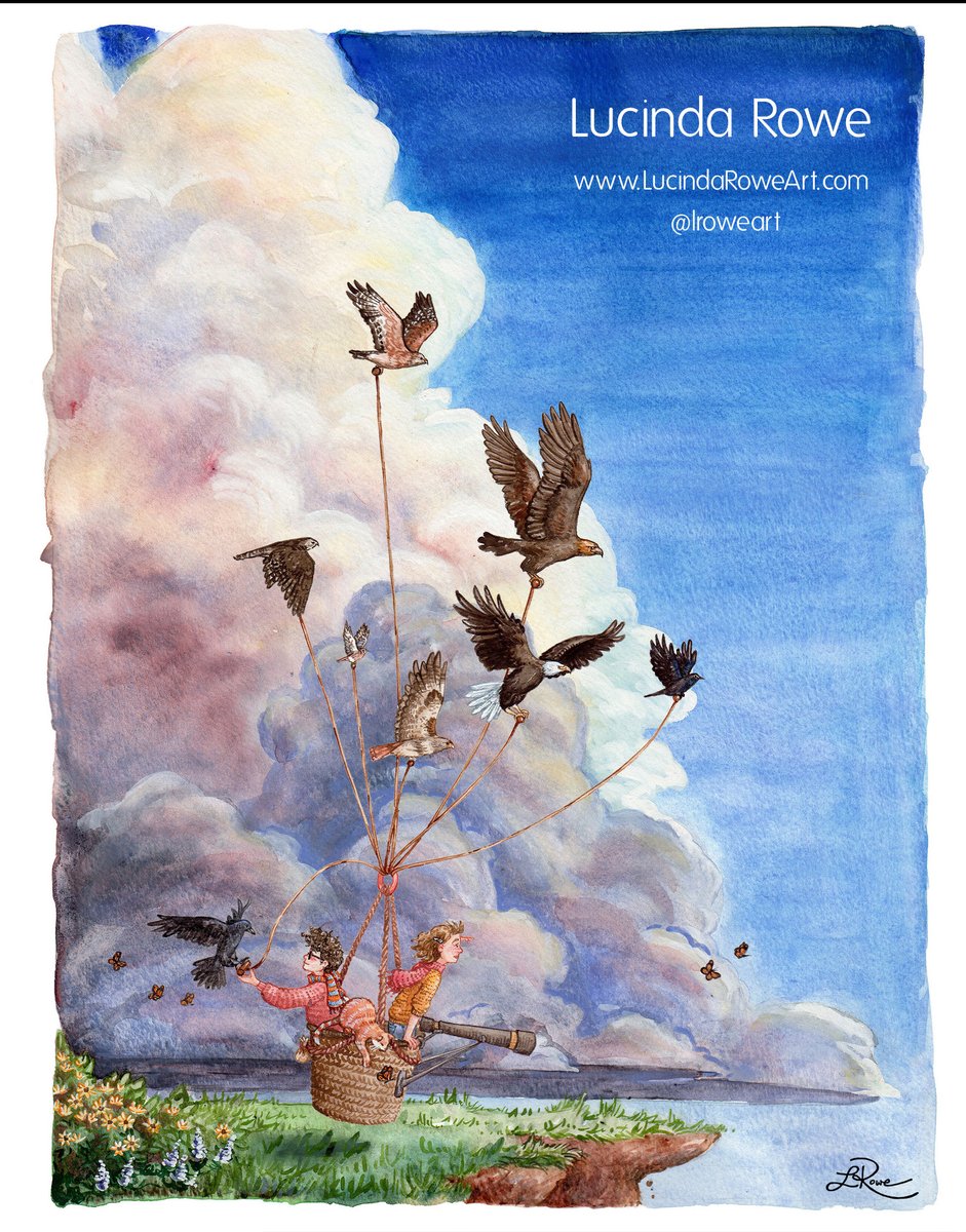 lroweart's tweet photo. Lift off! Hey there #KidLitArtPostcard - it's time for an adventure! https://t.co/rWPLhXC70f