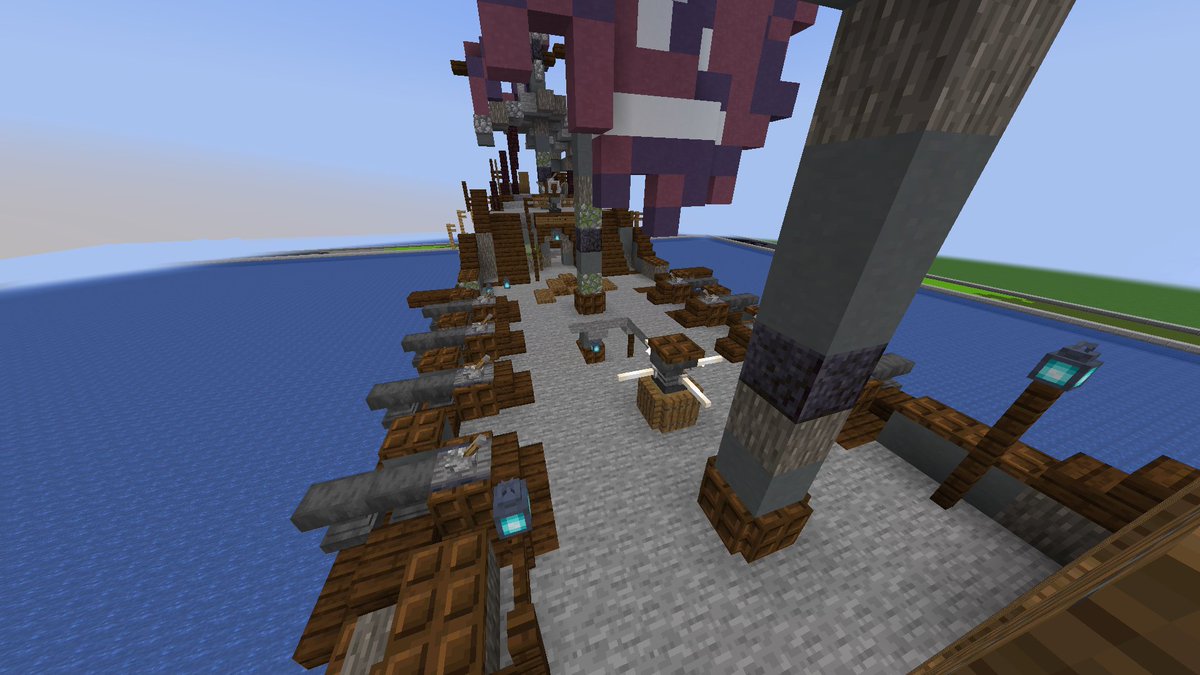 StonyNL's tweet photo. Did my best to replicate the famous skeleton galleon in minecraft!

#BeMorePirate #SeaOfThieves https://t.co/QH1C4KUo4X
