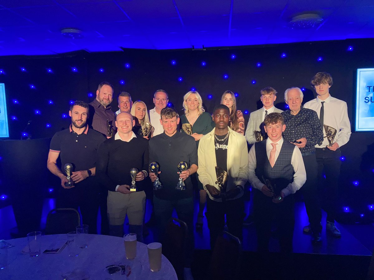 WSM_AFCOfficial's tweet photo. Tonight's award winners 🏆

Thanks to all our squads for a great night 💪

#WsMAFCAwardsNight ⚪⚫ https://t.co/PWU5Cw1vCm