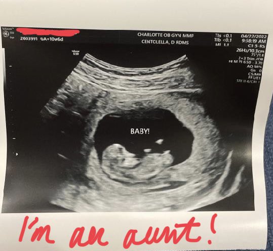 HikazePrincess's tweet photo. Parents-to-be already posted on Facebook, so I figure I’m in clear to announce my upcoming niece/nephew due in November ^_^ #firsttimeaunt https://t.co/Jp3rp7mwvS