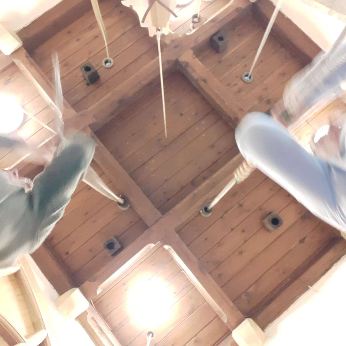 Phillip George (@psgnutbells) on Twitter photo Sitting out during the first ring this evening <a href="/GBellringers/">Great Gransden Bellringers</a> practice, so snatched an up-ceiling shot. Is that legal? Sitting out during the first ring this evening <a href="/GBellringers/">Great Gransden Bellringers</a> practice, so snatched an up-ceiling shot. Is that legal?